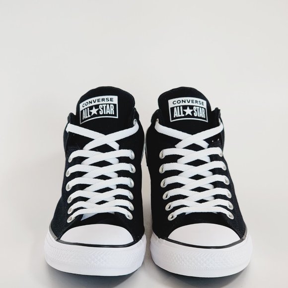 Converse CTAS Street Mid Crafted Black/Black/White Unisex Sneakers 151041F NWT - Picture 6 of 6